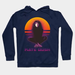 Vintage Retrowave Kate Bush Fanart Design Hoodie